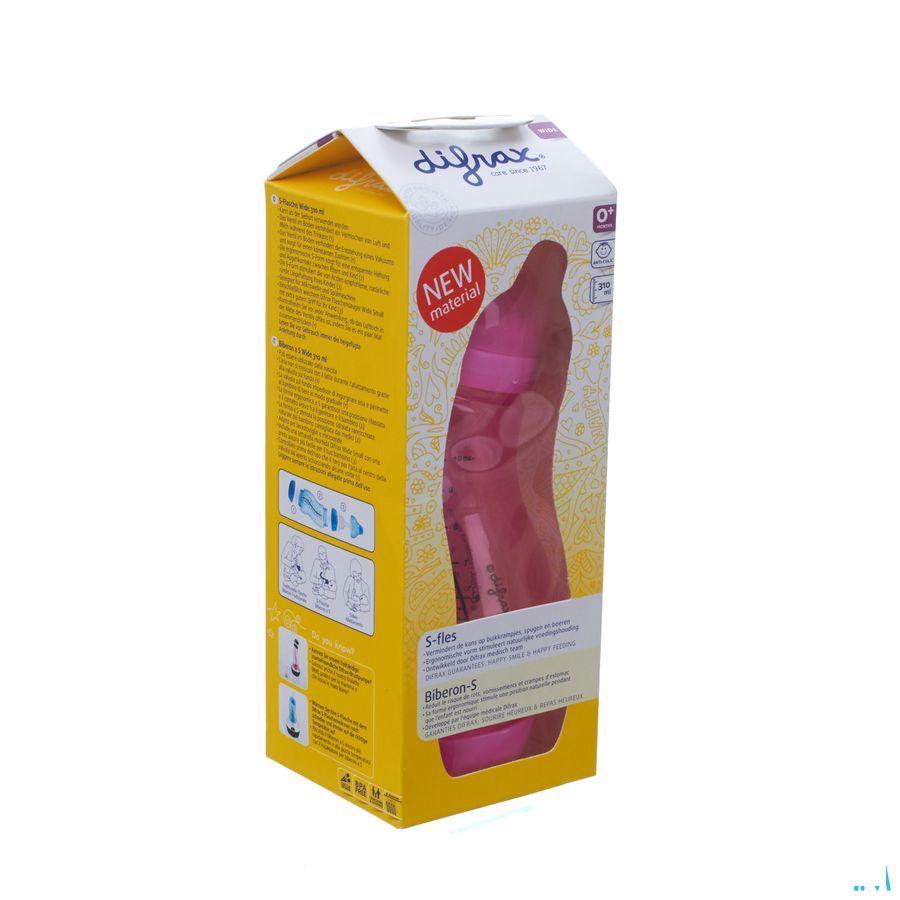 Difrax Biberon-S Wide Girl 310 ml