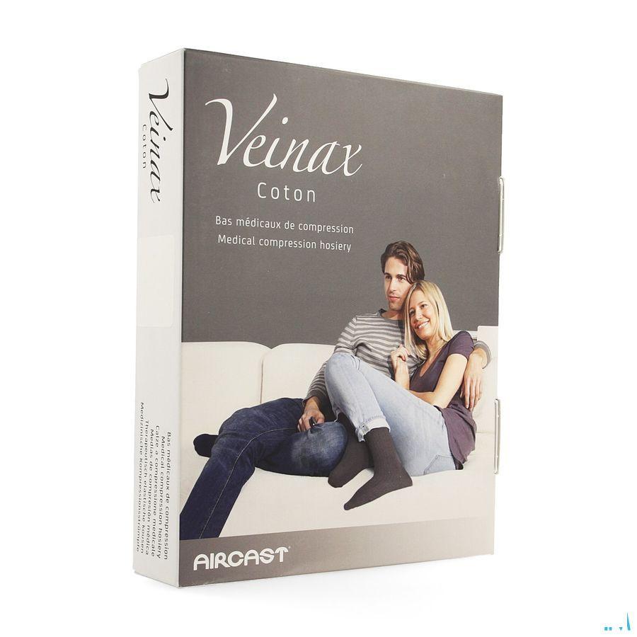 Veinax Kous Katoen Man 2 Lang Zwart Maat 2