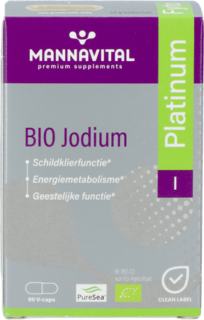 Mannavital Iode Platinum Bio V-Caps 90