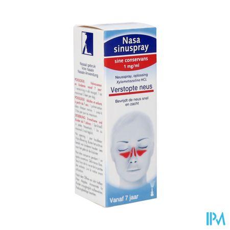 Nasasinuspray sine conservans 10 ml 0,1%