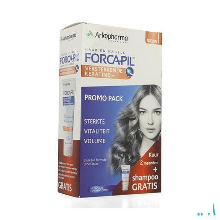 Forcapil Ontdekkingspack Caps 2X60+Sh 200  ml Grat.  -  Arkopharma