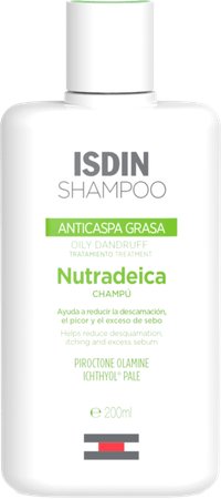 Isdin Nutradeica Pellicules Grasses Shampooing 200 ml  -  Isdin