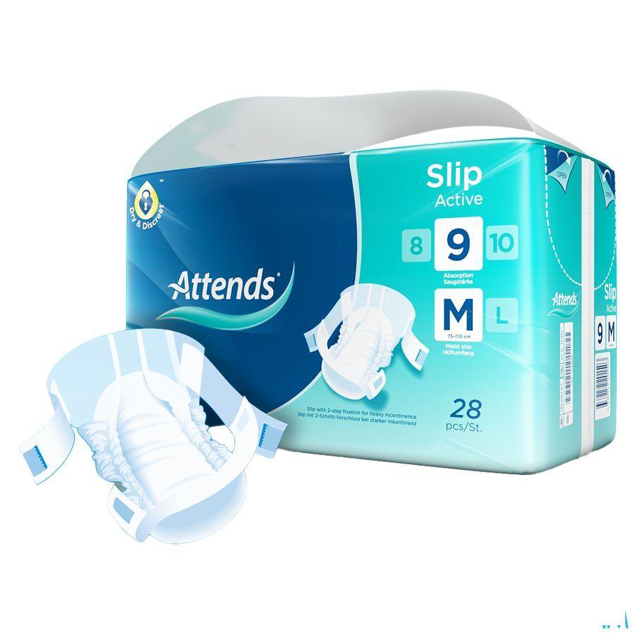 Attends Slip Active 9 Medium 1x28