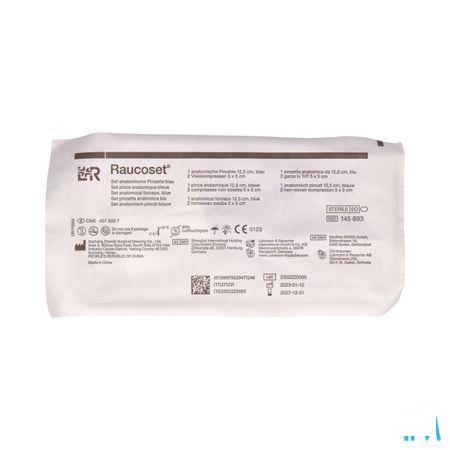 Raucoset Set Anatomisch Pincet Blauw 145893