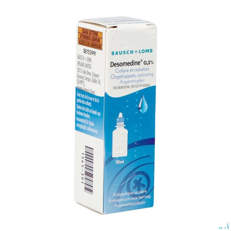 Desomedine 0,1 % Collyre Flacon 10 ml