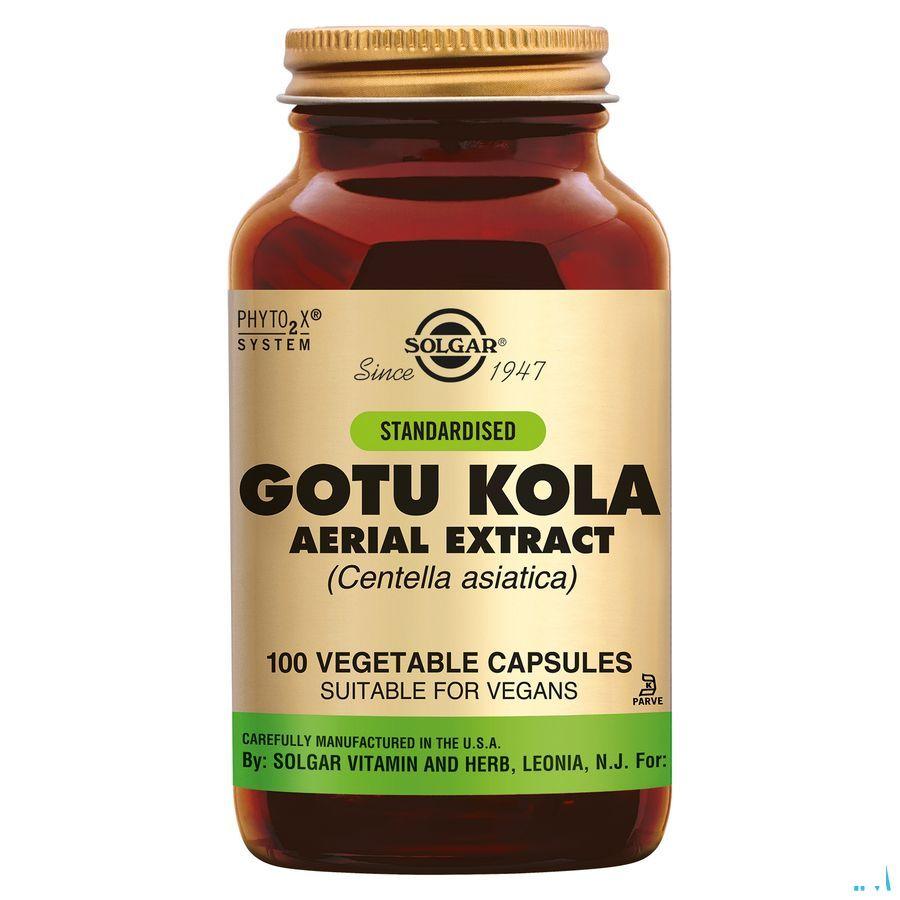 Gotu Kola Aer. Extr (aziat. Waternavel) V-Capsule 60  -  Solgar Vitamins
