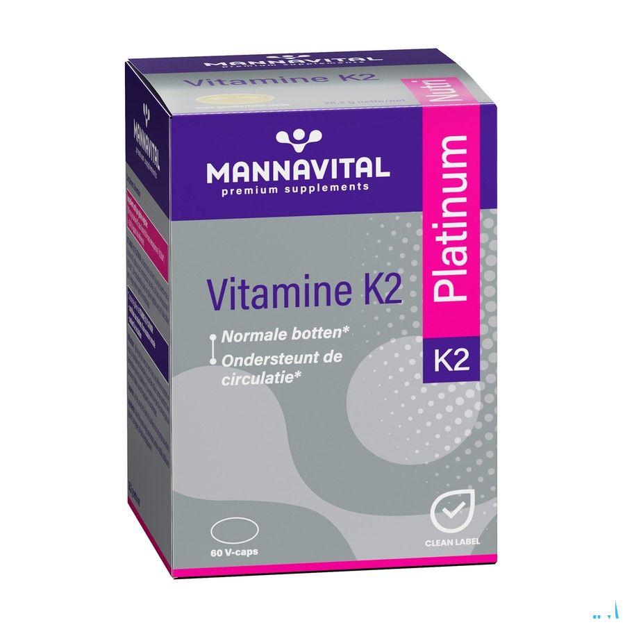 Mannavital Vitamine K2 Platinum V-Caps 60