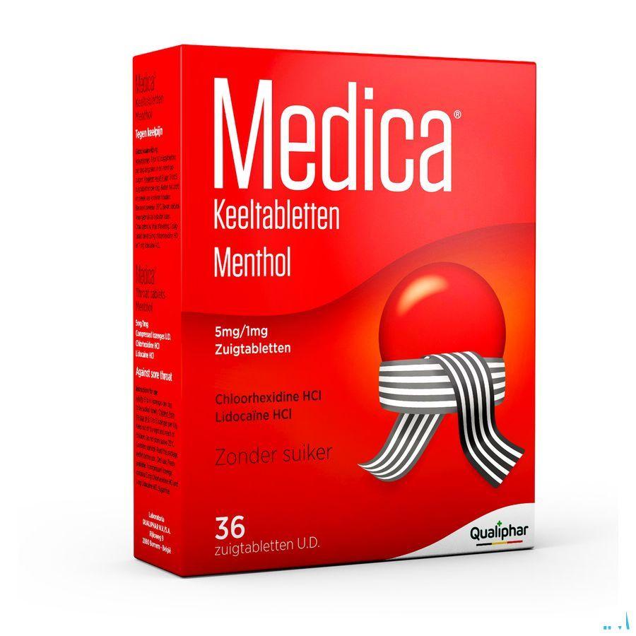 Medica Keeltabletten Menthol 36