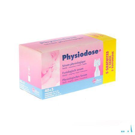 Physiodose Serum Fysio Ud Ster 40x5 ml + 5