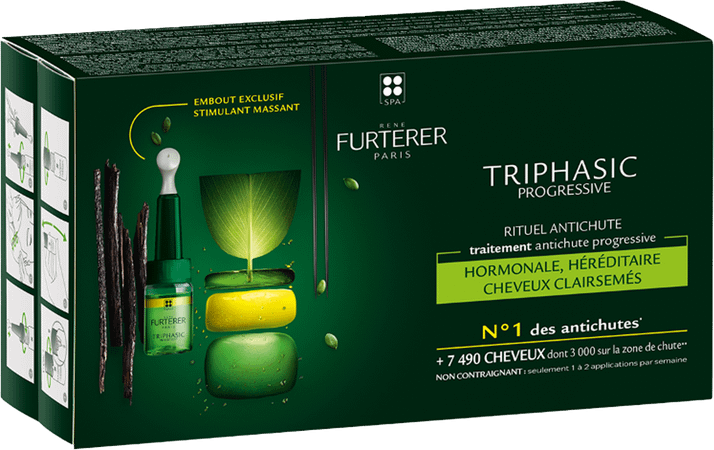 Furterer Triphasic Progres. Trait. Anti chute 8x5,5 ml