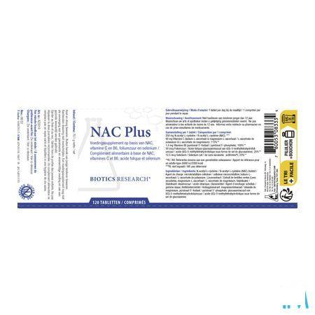 Biotics NAC Plus 120 tabletten  -  Energetica Natura