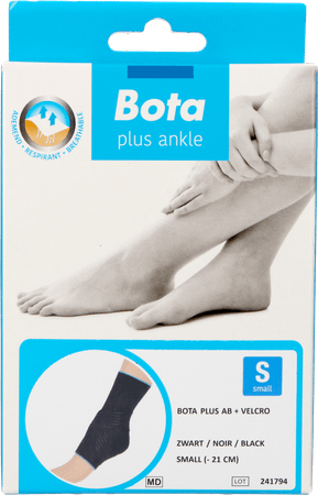 Bota Plus Chevillere+Velcro Noir S 
