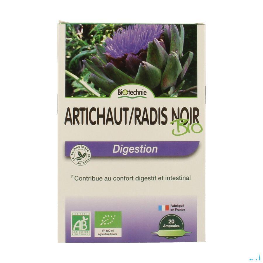 Artisjok-zwarte Radijs Bio Ampullen 20x10 ml