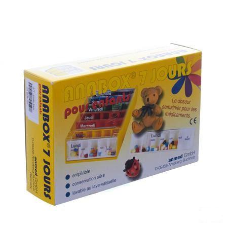 Anabox Pilbox Blauw 7 Dagen  -  Infinity Pharma