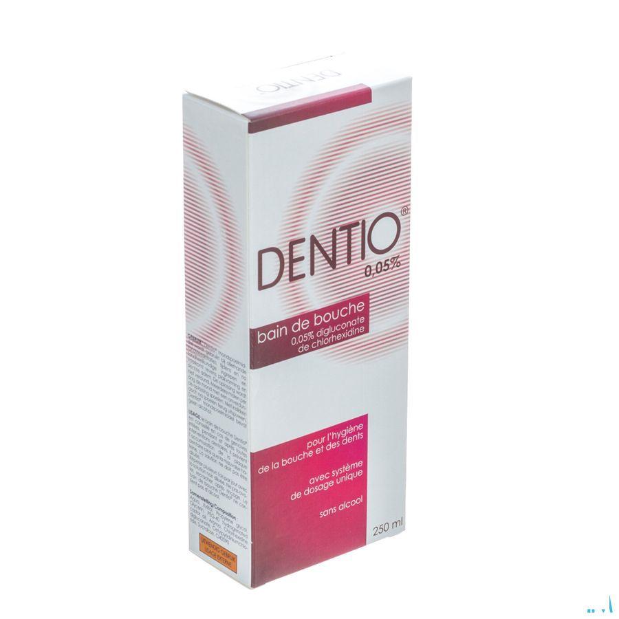 Dentio Rood 0,05% Mondspoelmiddel 250 ml  -  I.D. Phar