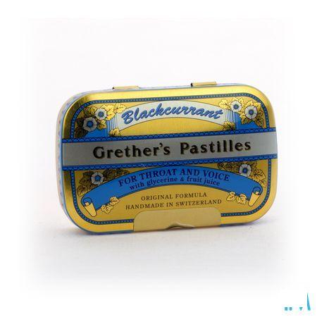Grether's Pastilles Blackcurrant Dragee 60 gr  -  Melisana