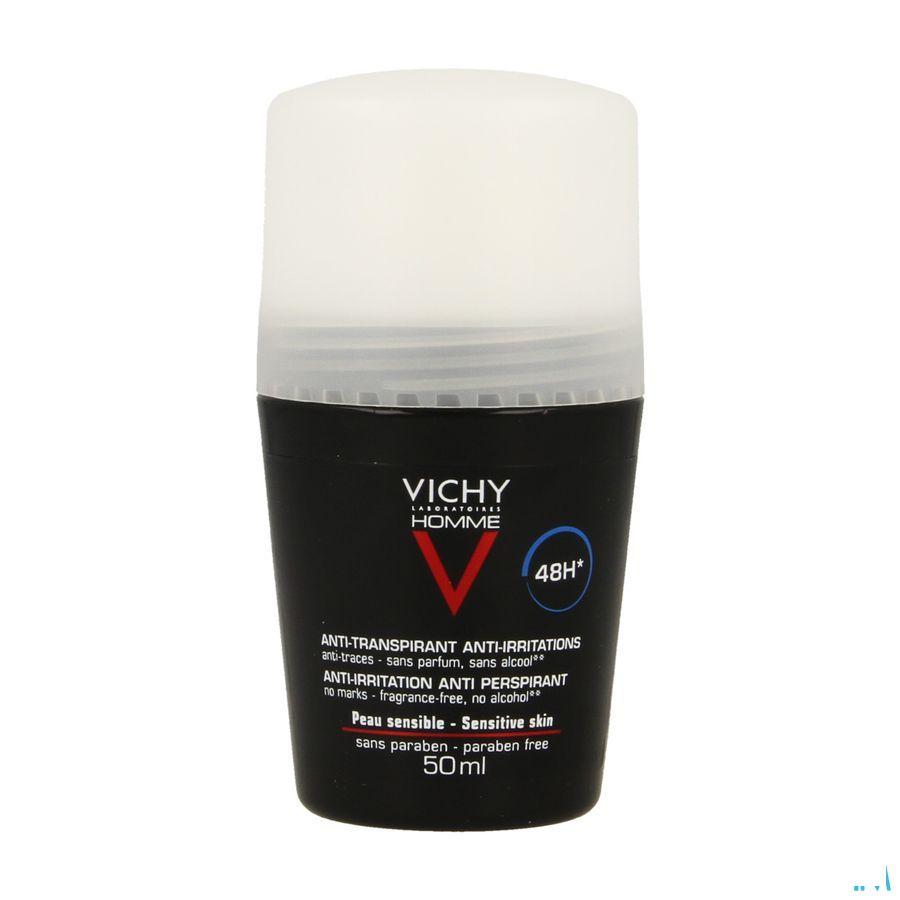 Vichy Homme Deo Gev Huid 48u Roller 50 ml  -  Vichy