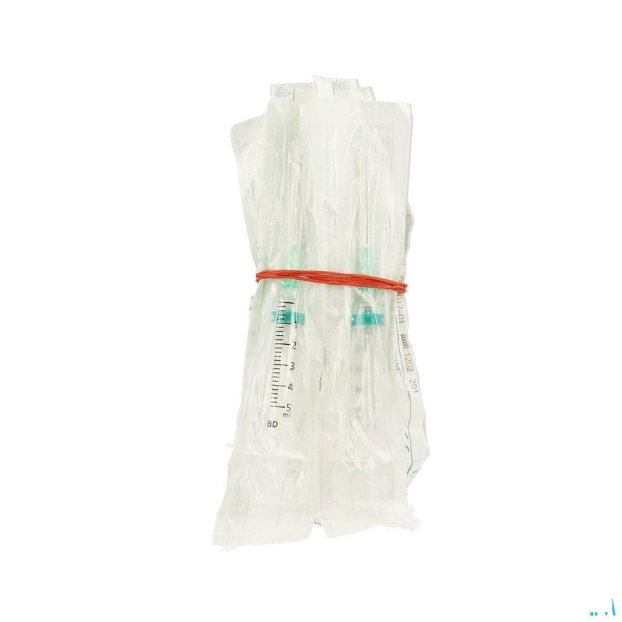 Bd Emerald Spuit 5 ml + Naald 21 gr 1 1/2 10 307732