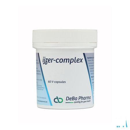 Ijzer Complex Vegetat. Capsule 60x25 mg  -  Deba Pharma