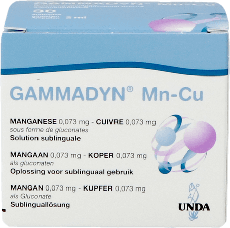 Gammadyn Ampullen 30 X 2 ml Mn-cu  -  Unda - Boiron