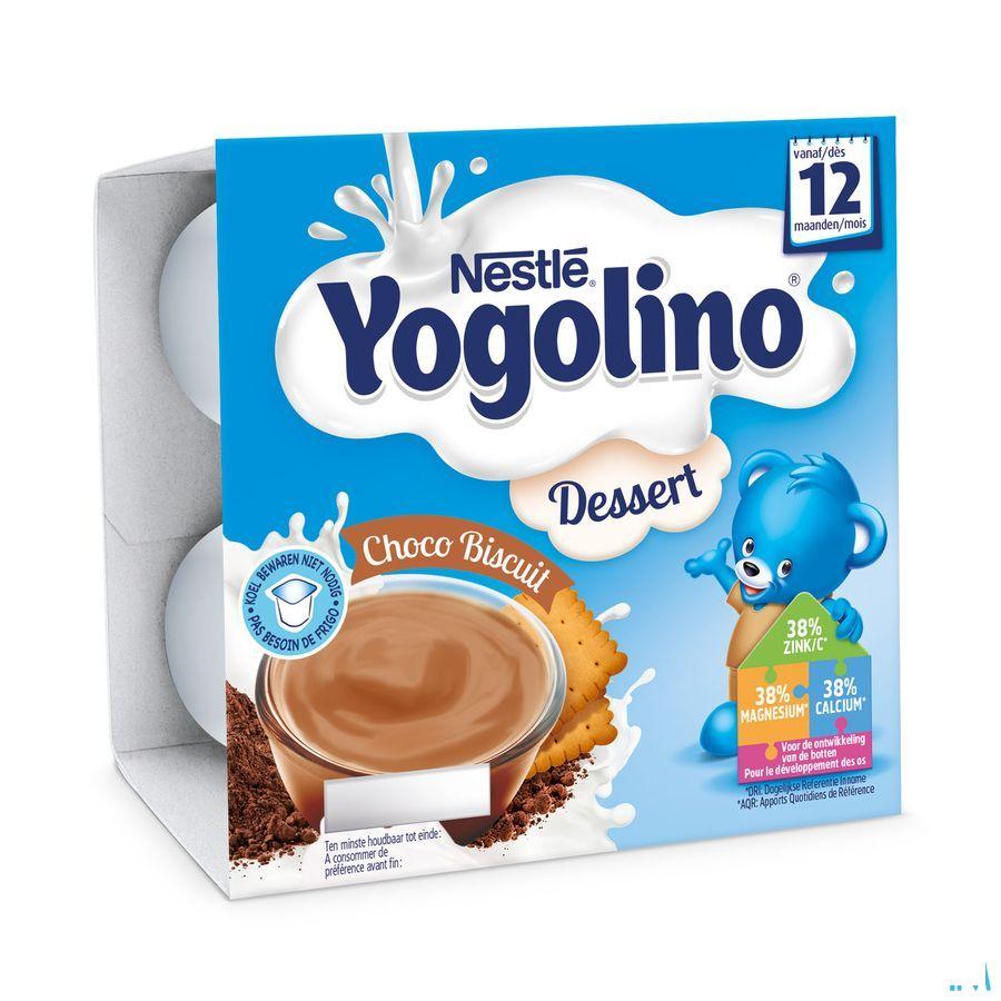 Nestle Baby Dessert Choco Biscuit Pot 4x100 gr  -  Nestle