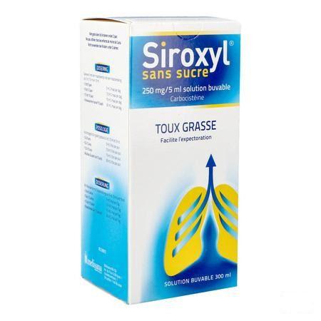 Siroxyl Sirop Sans Sucre/zonder Suiker 300 ml  -  Melisana