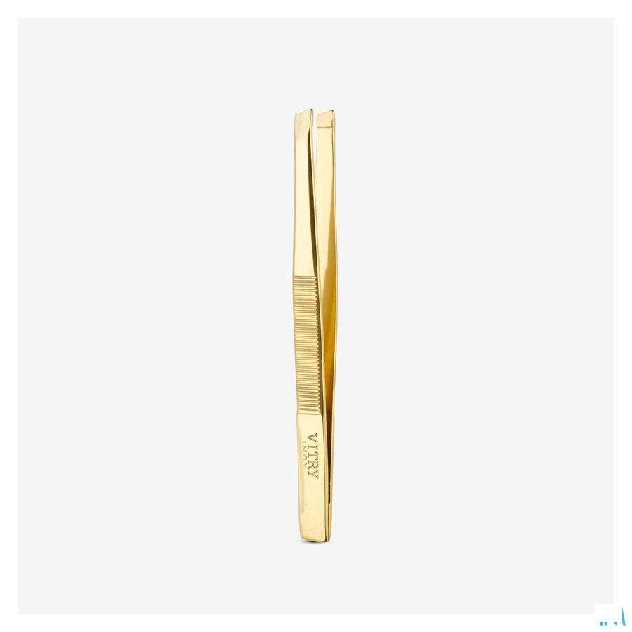 Vitry Prestige Pince Epiler Oblique Inox 4016  -  Vitry