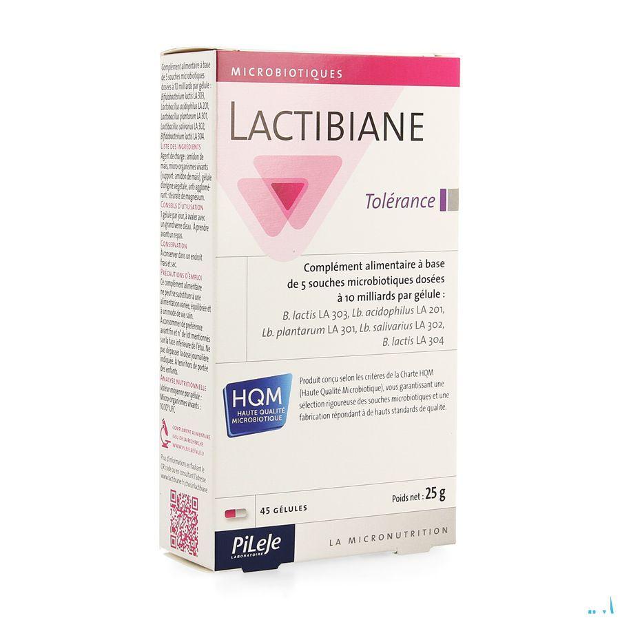 Lactibiane Tolerance Capsule 45  -  Pileje