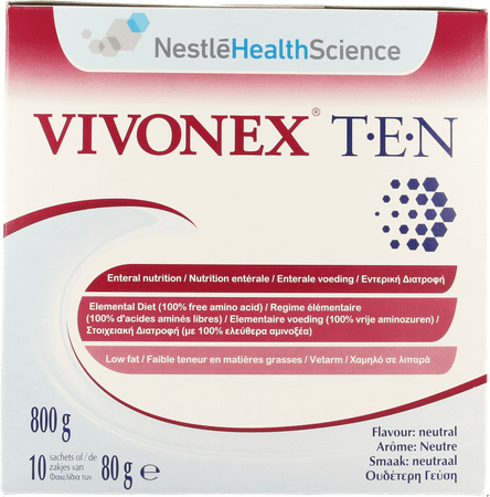 Vivonex Ten Poeder Zakje 10x80 gr  -  Nestle