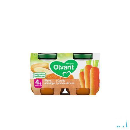 Olvarit Carotte Pomme De Terre 2x125 gr 4m01  -  Nutricia