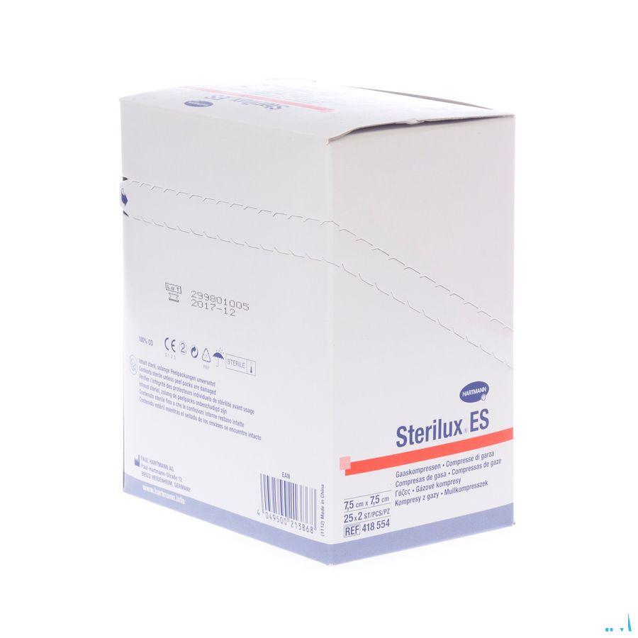 Sterilux Es Kompres Steriel 8Pl 7,5X 7,5Cm 25X 2 4185544  -  Hartmann
