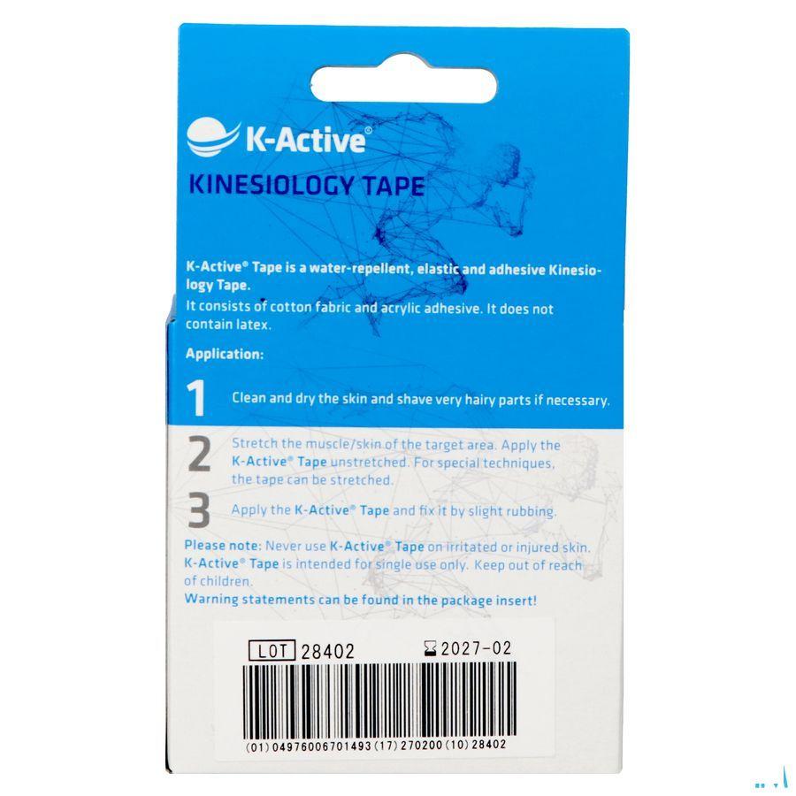 K-active Tape Neutral 5,0cm X 5m  -  Naqi