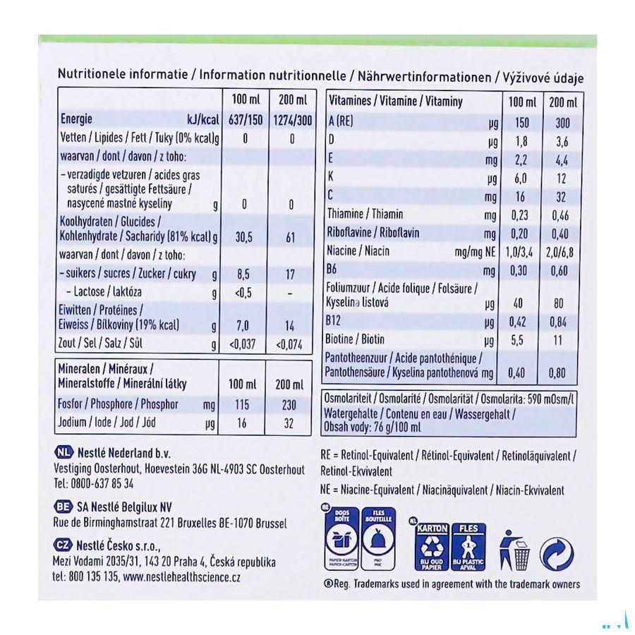 Resource Ultra Fruit Saveur Pomme 4X200 ml