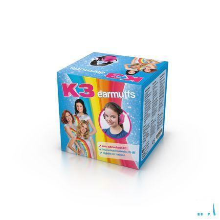 Studio 100 Gehoorbesch. Koptelefoon K3 3-12j Roze  -  Eureka Pharma