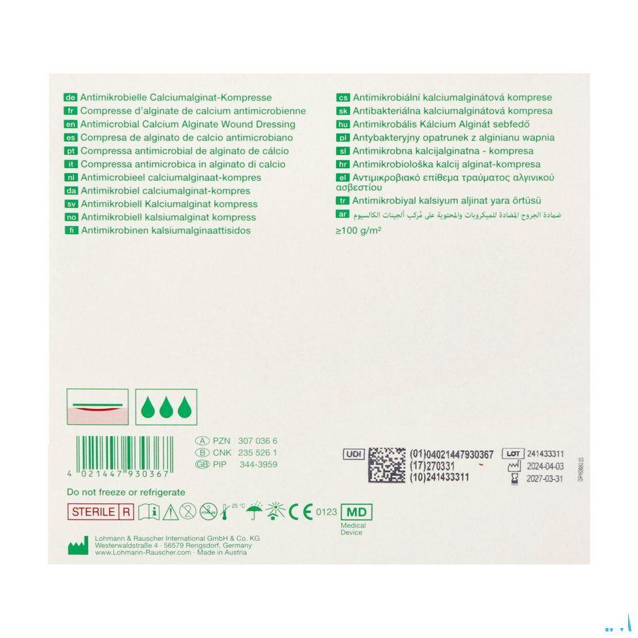 Suprasorb A+Ag Kp Alg. Calc. 10X10Cm 10 20571  -  Lohmann & Rauscher