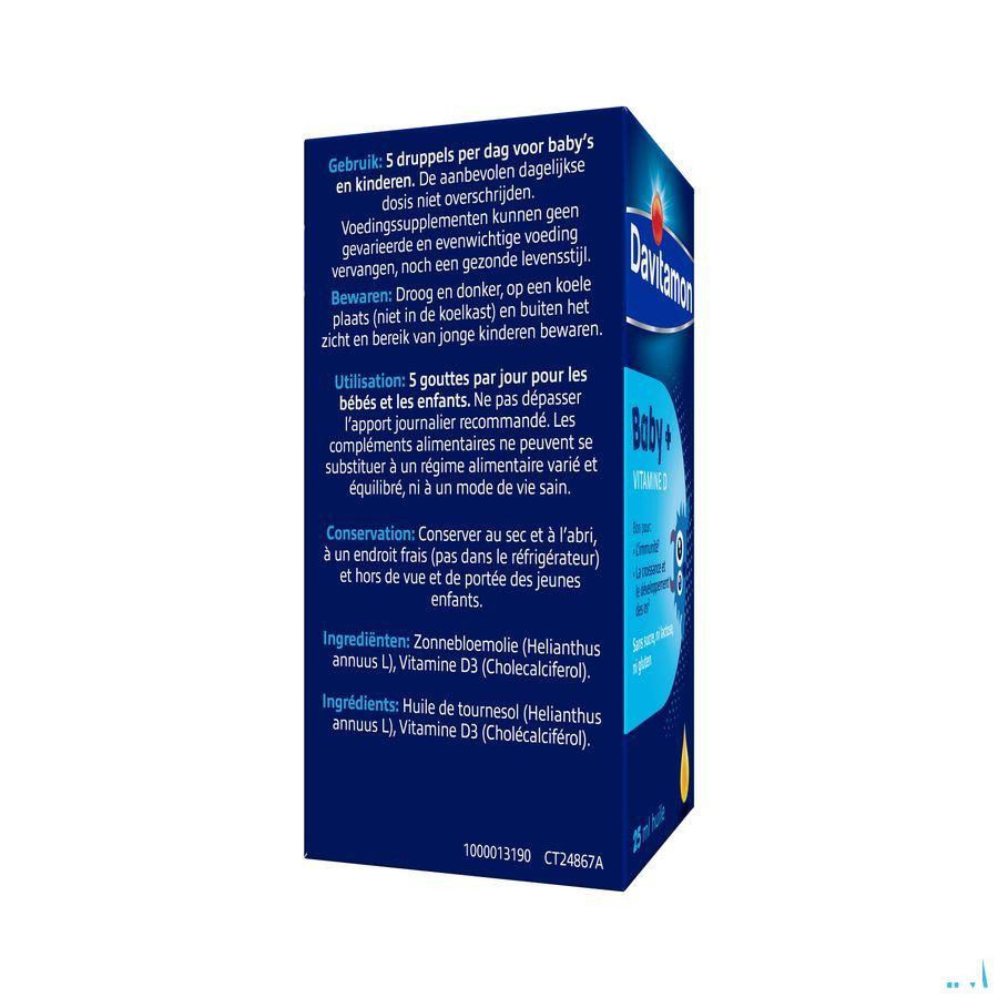 Davitamon Baby Vitamine D Huile 25 ml