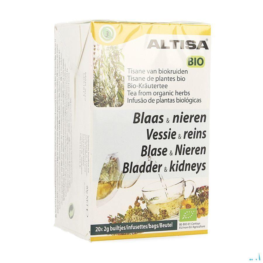 Altisa Tisane Blaas Nieren Bio 20x2g  -  Dieximport