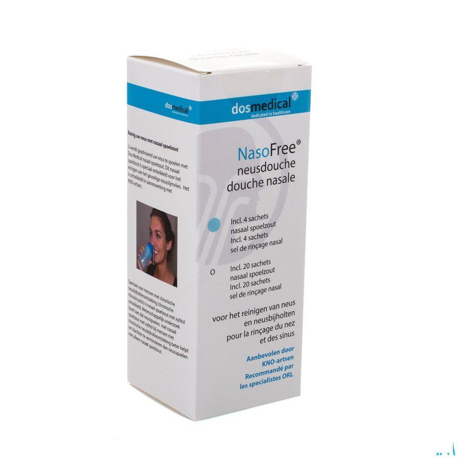 Nasofree Neusdouche Fl + 4 Zakjes