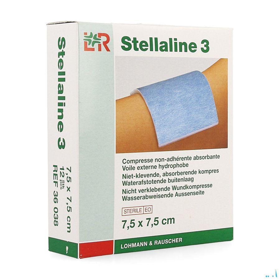 Stellaline 3 Comprimes Ster 7,5x 7,5cm 12 36038  -  Lohmann & Rauscher