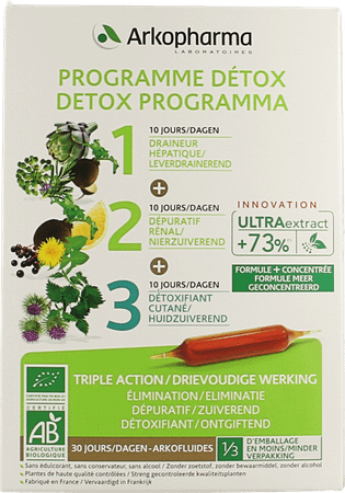 Arkofluide Programma Detox Ampullen 30  -  Arkopharma