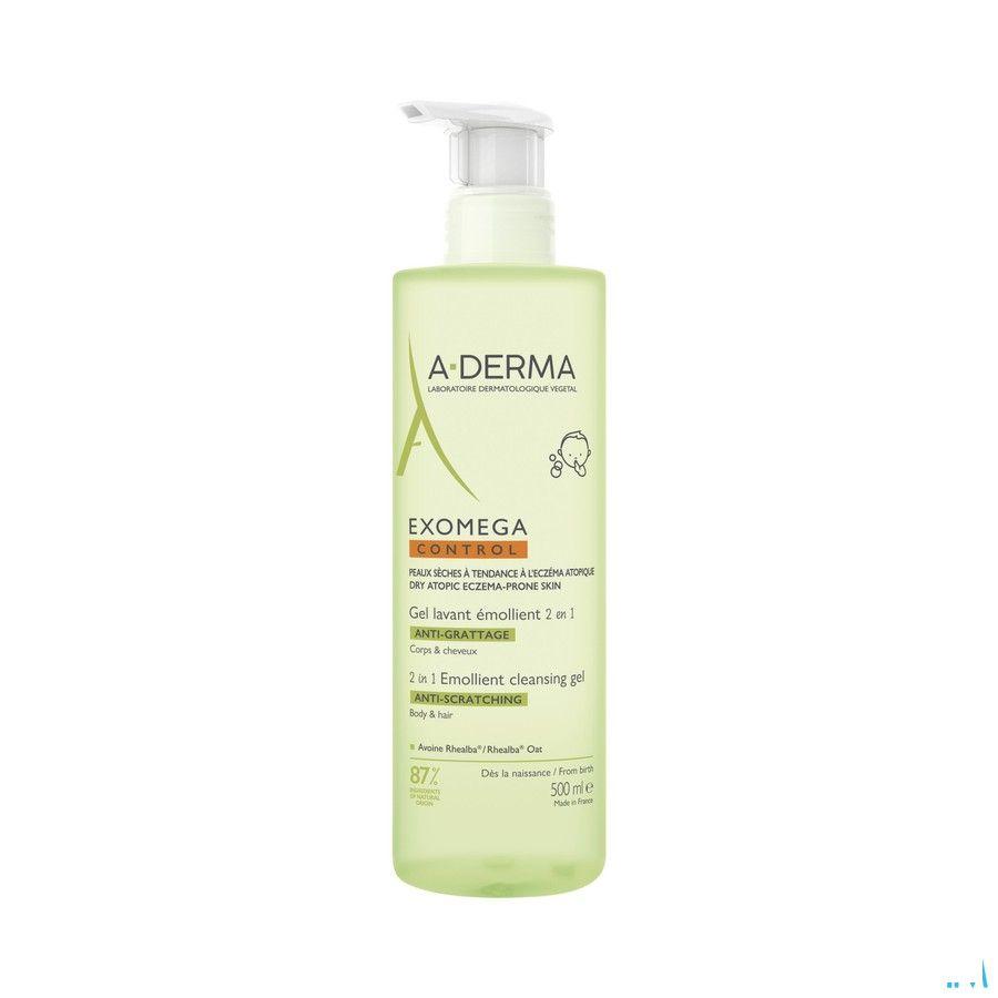 Aderma Exomega Control Gel Lavant 2en1 500 ml  -  Aderma