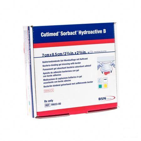 Cutimed Sorbact Hydroactive B 7x 8,5cm 10 7993300