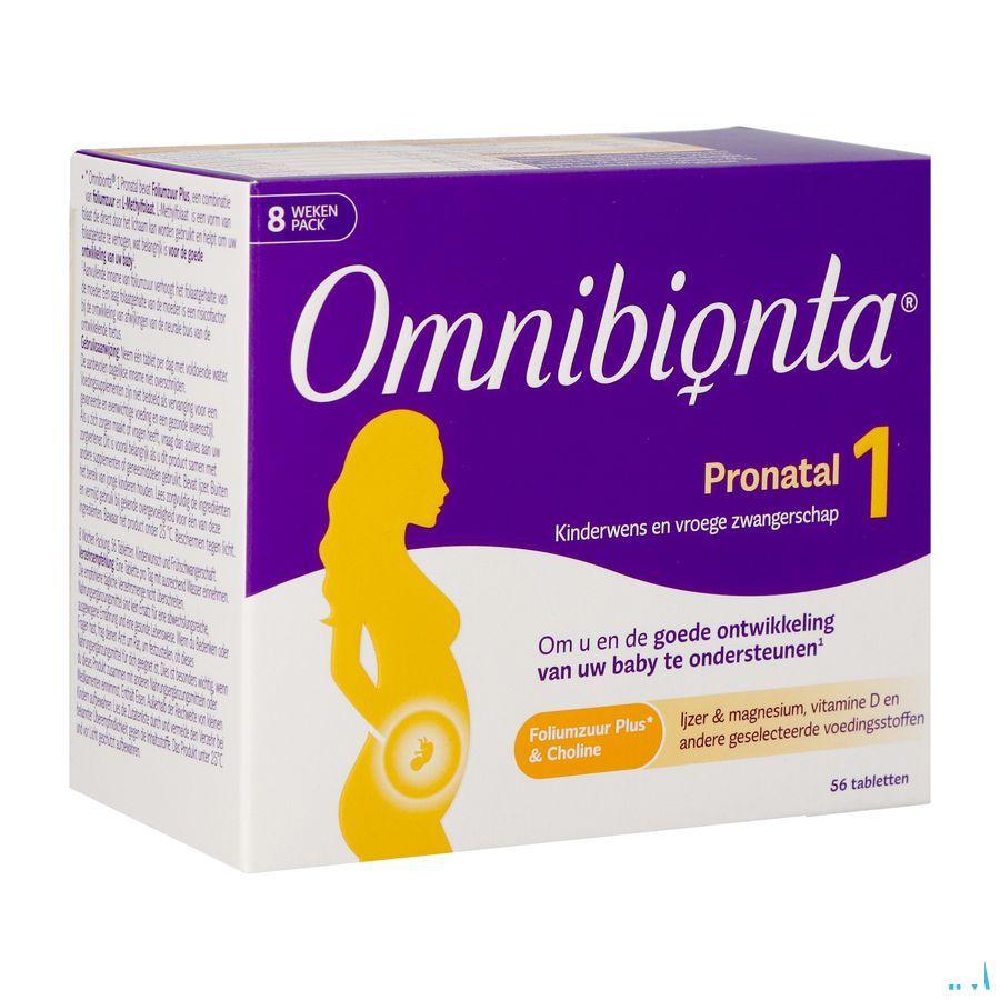 Omnibionta Pronatal 1Kinderwens Zwang.8weken Tabl56