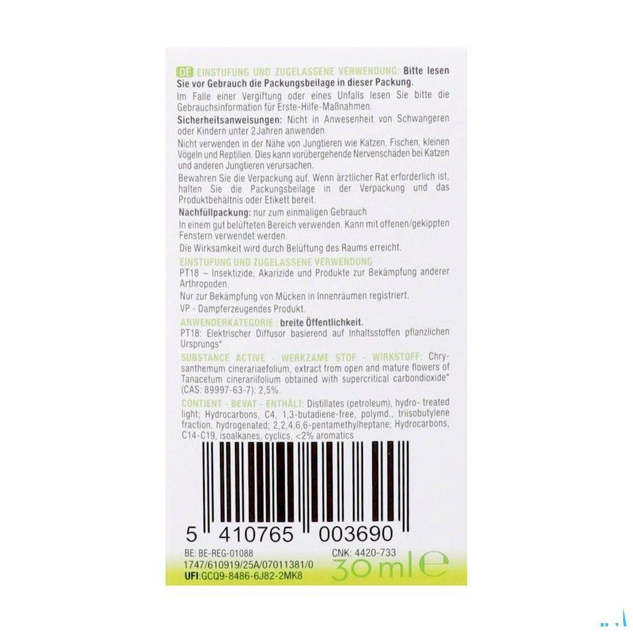 Pistal Mosquito Diffuseur Electrique Recharge
