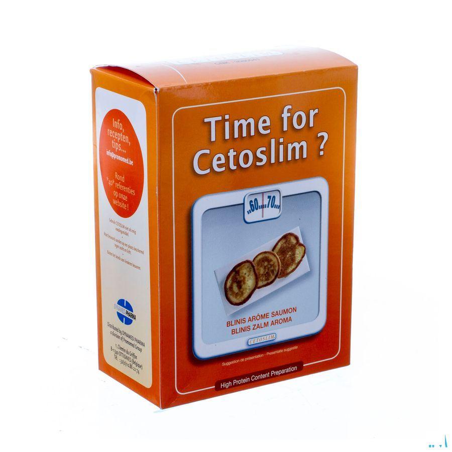 Cetoslim Blinis Zalm Pdr Zakje 6X25G