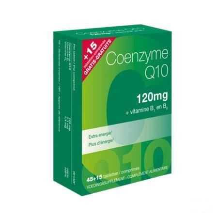 Coenzyme Q10 120Mg Tabl 45+15 Gratuit Revogan