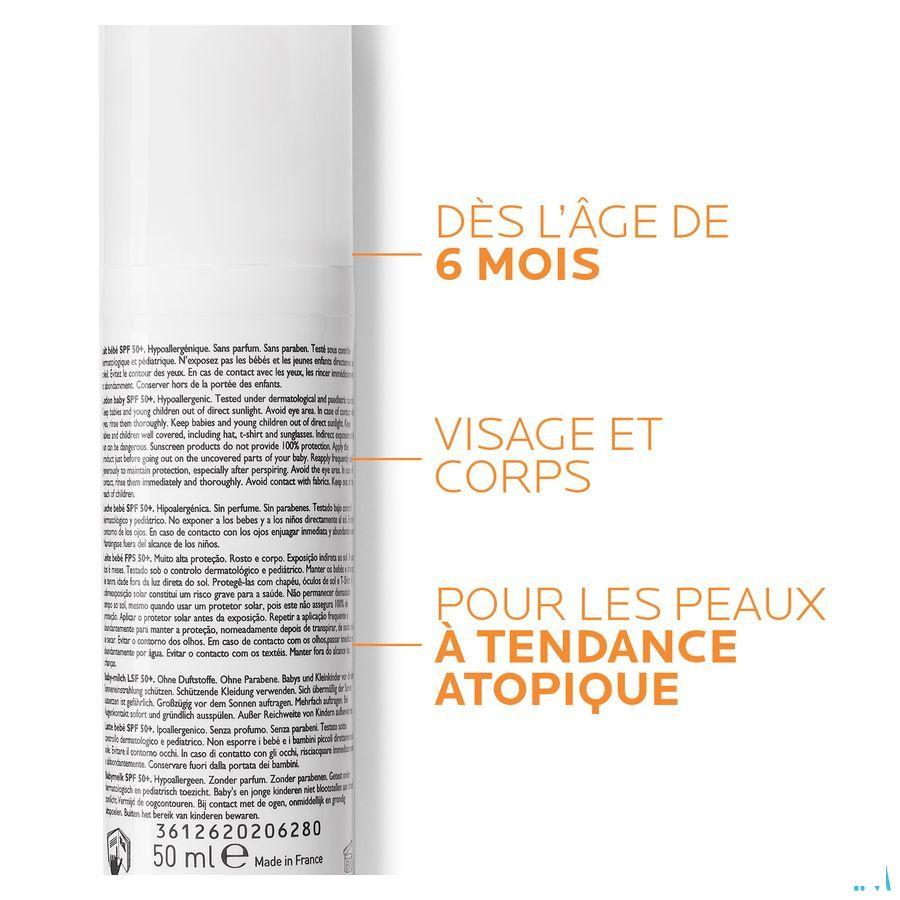 Anthelios Lait Baby Ip50 + 50 ml  -  La Roche-Posay
