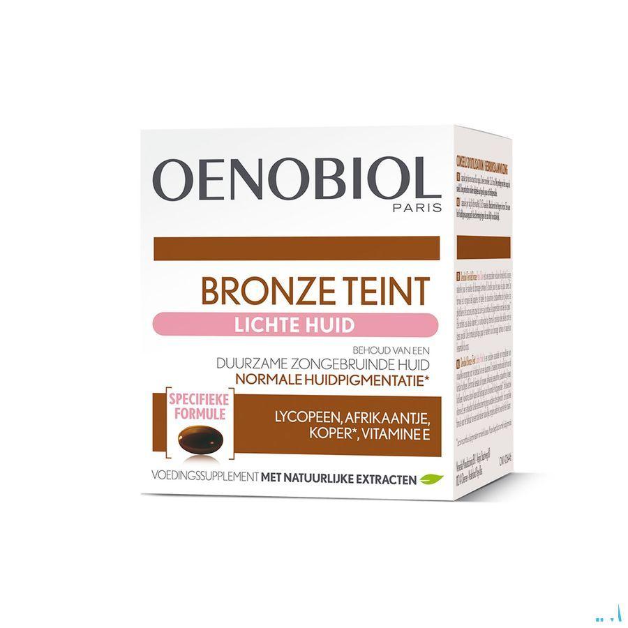 Oenobiol Bronze Teint Lichte Huid Caps 30