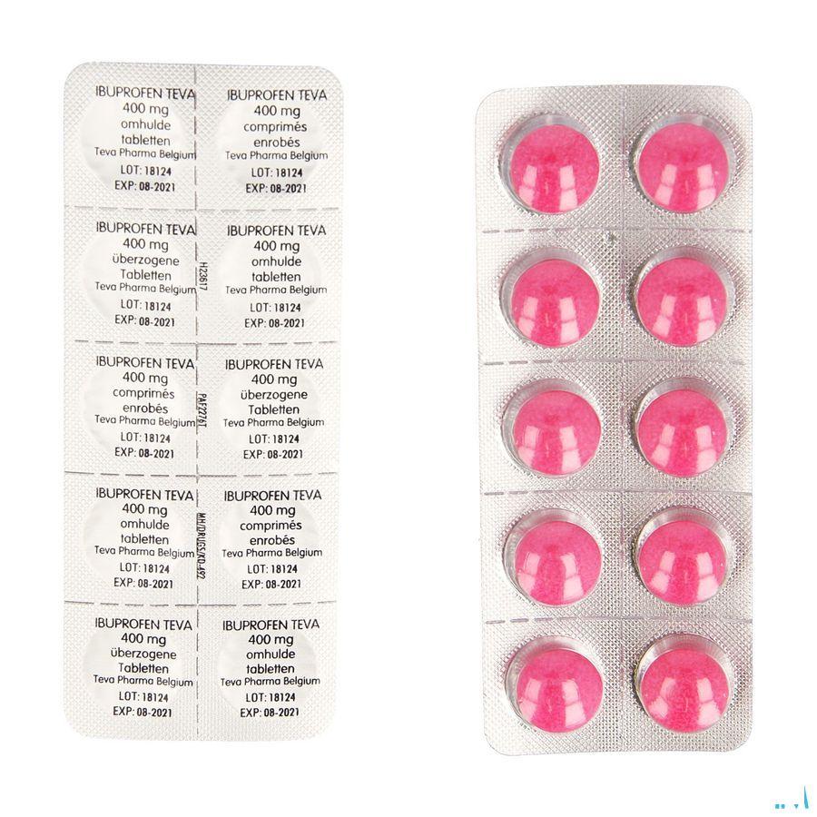 Ibuprofen Teva Drag 100 X 400 mg