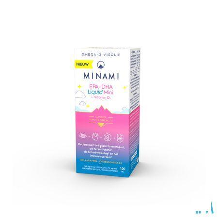 Minami Epa+Dha Liquid Mini + Vit D3 Fl 100ml  -  Nestle